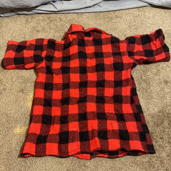Wmns 70s Vintage Flannel Shirt - Picture 5 of 10